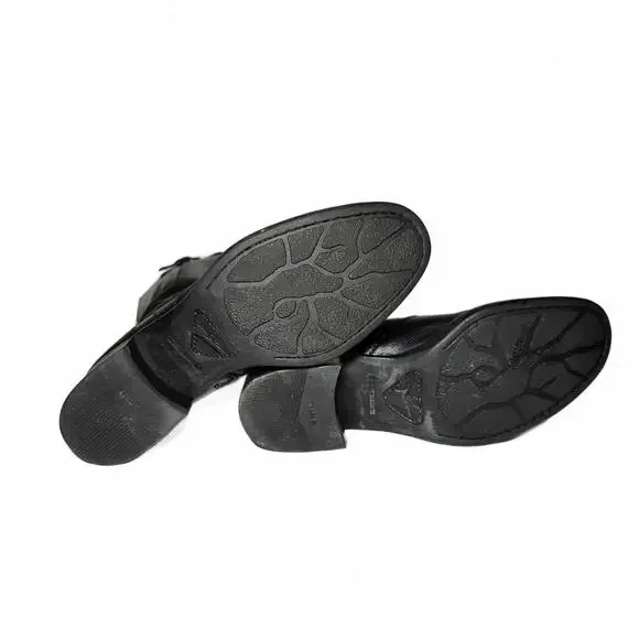 Born Crown Women's Knee-High Leather Boots Black Size 7 - Picture 9 of 16